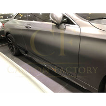 Load image into Gallery viewer, Carbon Fibre Side Skirts for Mercedes Benz W222 S Class Coupe 14-17
