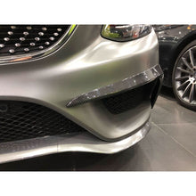 Load image into Gallery viewer, Carbon Fibre Front Canards for Mercedes Benz W222 S Class Coupe 14-17
