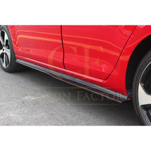 Load image into Gallery viewer, RZ Style Carbon Fibre Side Skirts for VW Golf MK7 GTI 14-17
