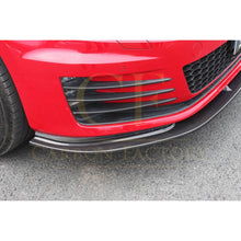 Load image into Gallery viewer, CF Style Carbon Fibre Front Splitter for VW Golf MK7 GTI 14-17

