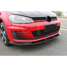 Load image into Gallery viewer, CF Style Carbon Fibre Front Splitter for VW Golf MK7 GTI 14-17
