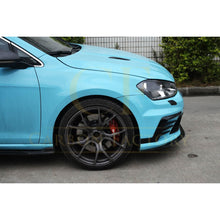 Load image into Gallery viewer, Carbon Fibre Headlight Trims for VW Golf MK7 inc GTI &amp; R 14-17
