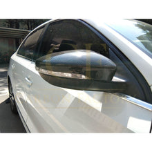 Load image into Gallery viewer, Scirocco Style Carbon Fibre Replacement Mirror Covers for VW Passat B7 10-14
