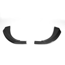Load image into Gallery viewer, V Style Carbon Fibre Front Bumper Side Extensions for Mercedes W117 CLA 13-19
