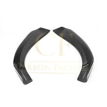 Load image into Gallery viewer, V Style Carbon Fibre Front Bumper Side Extensions for Mercedes W117 CLA 13-19
