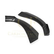 Load image into Gallery viewer, V Style Carbon Fibre Front Bumper Side Extensions for Mercedes W117 CLA 13-19
