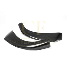 Load image into Gallery viewer, V Style Carbon Fibre Front Bumper Side Extensions for Mercedes W117 CLA 13-19
