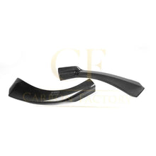 Load image into Gallery viewer, V Style Carbon Fibre Front Bumper Side Extensions for Mercedes W117 CLA 13-19
