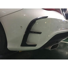 Load image into Gallery viewer, Carbon Fibre Rear Bumper Trims (4 Pieces) for Mercedes Benz W117 CLA 13-15
