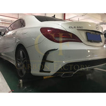 Load image into Gallery viewer, Carbon Fibre Rear Bumper Trims (4 Pieces) for Mercedes Benz W117 CLA 13-15
