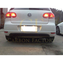 Load image into Gallery viewer, GT Style Carbon Fibre Rear Diffuser Twin Exhaust for VW Golf MK6 08-13
