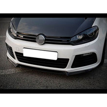 Load image into Gallery viewer, V Style Carbon Fibre Front Splitter for VW Golf MK6 R20 08-13
