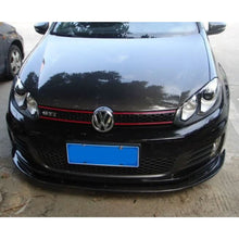 Load image into Gallery viewer, H2 Style Carbon Fibre Front Splitter for VW Golf MK6 GTI 08-13
