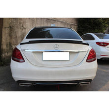Load image into Gallery viewer, C74 Style Carbon Fibre Boot Spoiler for Mercedes Benz W205 C Class 15-21
