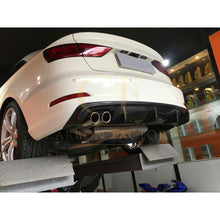 Load image into Gallery viewer, Carbon Fibre Rear Diffuser (Twin Exhaust) for Audi A3 Saloon Non S Line 13-15
