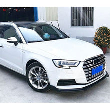 Load image into Gallery viewer, RS Style Carbon Fibre Front Splitter for Audi A3 Hatchback Non S Line 17-19
