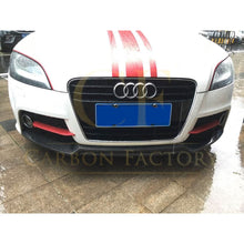 Load image into Gallery viewer, V Style Carbon Fibre Front Splitter for Audi 8J TT TTS MK2 07-14
