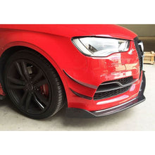 Load image into Gallery viewer, Carbon Fibre Front Canard Set for Audi A3 S Line S3 Saloon 13-15
