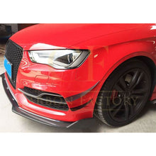 Load image into Gallery viewer, Carbon Fibre Front Canard Set for Audi A3 S Line S3 Saloon 13-15
