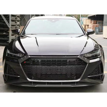 Load image into Gallery viewer, V Style Pre-Preg Carbon Fibre Front Splitter for Audi C8 RS6 19-22
