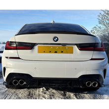 Load image into Gallery viewer, CM Style Gloss Black Rear Diffuser Quad Exhaust for BMW 3 Series G20 G21 Pre-LCI 19-22
