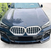 Load image into Gallery viewer, MP Style Gloss Black Front Splitter for BMW G06 X6 Pre-LCI 19-22
