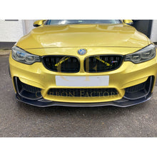 Load image into Gallery viewer, PSM Style Carbon Fibre Front Splitter for BMW F80 M3 F82 F83 M4 14-20
