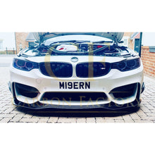 Load image into Gallery viewer, PSM Style Carbon Fibre Front Splitter for BMW F80 M3 F82 F83 M4 14-20
