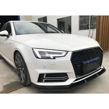 Load image into Gallery viewer, C Style Carbon Fibre Front Splitter for Audi A4 B9 S Line &amp; S4 15-19
