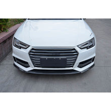 Load image into Gallery viewer, P Style Carbon Fibre Front Splitter for Audi A4 B9 S Line &amp; S4 15-19
