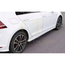 Load image into Gallery viewer, Carbon Fibre Side Skirts Trims for VW Golf MK7 MK7.5 inc GTI &amp; R 14-20
