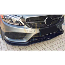Load image into Gallery viewer, FD Style Carbon Fibre Front Splitter for Mercedes Benz W205 C Class C43 2 Door 15-18

