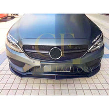 Load image into Gallery viewer, FD Style Carbon Fibre Front Splitter for Mercedes Benz W205 C Class C43 2 Door 15-18
