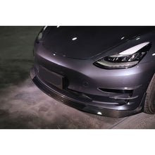 Load image into Gallery viewer, MAD Style Carbon Fibre Front Splitter for Tesla Model 3 16-23
