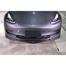 Load image into Gallery viewer, MAD Style Carbon Fibre Front Splitter for Tesla Model 3 16-23
