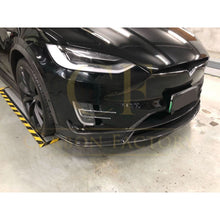 Load image into Gallery viewer, V Style Carbon Fibre Front Splitter for Tesla Model X 16-Present
