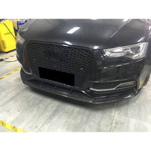 Load image into Gallery viewer, V Style Carbon Fibre Front Splitter for Audi B8.5 S5 A5 S Line 11-16
