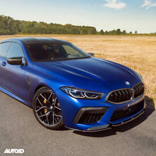 Load image into Gallery viewer, Sterckenn Pre-Preg Carbon Fibre 3-Piece Front Lip Splitter for BMW M8 &amp; M8 Competition (2019+, F91 F92 F93) - 2x2 Twill, OEM Fitment
