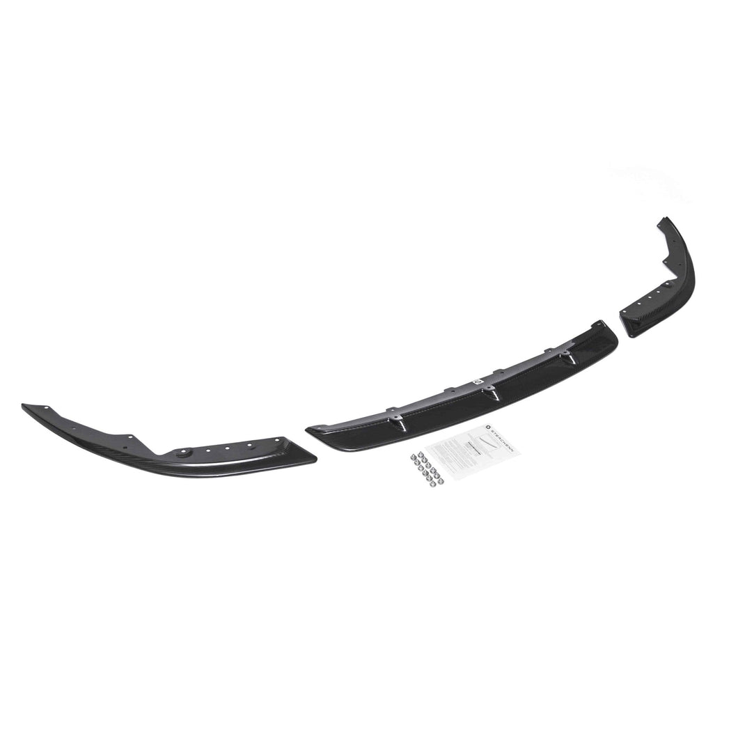 Sterckenn Pre-Preg Carbon Fibre 3-Piece Front Lip Splitter for BMW M8 & M8 Competition (2019+, F91 F92 F93) - 2x2 Twill, OEM Fitment