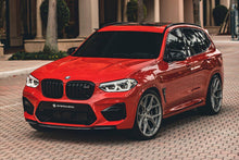 Load image into Gallery viewer, Sterckenn Carbon Fibre Front Lip Splitter Kit for BMW X3M &amp; X4M Pre-LCI (2019-2022, F97 F98) - 3-Piece Pre-Preg 2x2 Weave, OEM Fit, European Made
