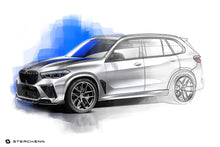 Load image into Gallery viewer, Sterckenn Carbon Fibre Front Lip Splitter Spoiler for BMW X5M F95 (2020+) - OEM Fit Prepreg 2x2 Twill Weave
