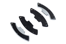 Load image into Gallery viewer, Storm Motorwerks Illuminated Extended Steering Wheel Paddle Shifters for BMW E90 E92 E93 M3 DCT (E9X) - CNC Billet Aluminium with Carbon Fibre Inlay - Self-Powered Glow - Black or Silver Anodised
