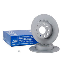 Load image into Gallery viewer, ATE 24.0110-0356.1 Brake Disc Rotor - Solid, Coated, 272mm x 9.7mm, 9-Hole - Includes Bolts/Screws
