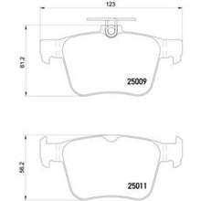 Load image into Gallery viewer, Genuine Brembo P 85 124 Brake Pad Set for Teves Calipers – No Wear Sensor / Excl. Wear Warning Contact (P-85-124, P85124) – Front/Rear Disc Pads
