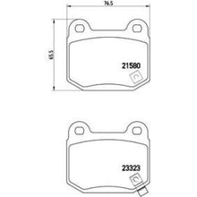 Load image into Gallery viewer, Brembo P 56 048 Brake Pad Set with Acoustic Wear Indicator | P-56-048 P56048 | Performance OE-Quality Pads for Brembo Calipers

