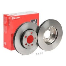 Load image into Gallery viewer, Brembo Coated Disc Line 09.B570.11 Brake Disc Rotor, OEM Quality - 328mm x 28mm, Internally Vented, High-Carbon, Anti-Corrosion Coated - 5-Hole - Bolts/Screws Included
