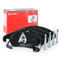 Load image into Gallery viewer, Brembo P 85 098 (P-85-098) Audi Brake Pad Set with Caliper Screws - Fits A4 A5 A6 A7 Q5 S4 S5 SQ5 (Lucas/TRW Calipers) | Genuine OE Quality

