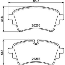 Load image into Gallery viewer, Brembo P 85 165X (P-85-165X) Brake Pad Set Prepared for Wear Indicator, for Akebono Calipers – Fits Audi A4 A5 A6 A7 A8 Q5 Q7 Q8 RS4 RS5 S4 S5 S6 S7 S8, e-tron &amp; VW Touareg CR7 – OEM Replacement
