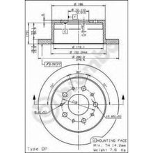 Load image into Gallery viewer, Brembo 08.8094.30 Solid Brake Disc 280mm 16mm 5-Hole – Genuine OEM Rotor with Bolts/Screws (08-8094-30, 08809430)
