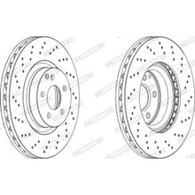 Load image into Gallery viewer, Ferodo Premier DDF004 Solid Brake Disc 257mm 3 Hole 10mm Thick - Single Rotor (No Bolts or Screws)
